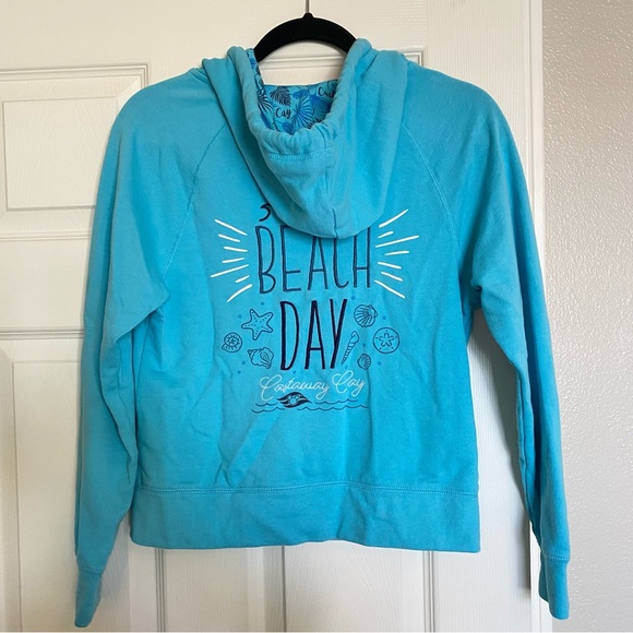 Women's Blue Bahamas Disney Cruise Line Zip Up Jacket Size XS - Picture 6 of 8